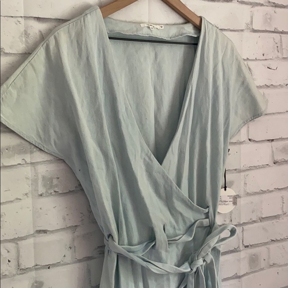 NWT Tularosa didion denim wrap dress - Picture 5 of 6
